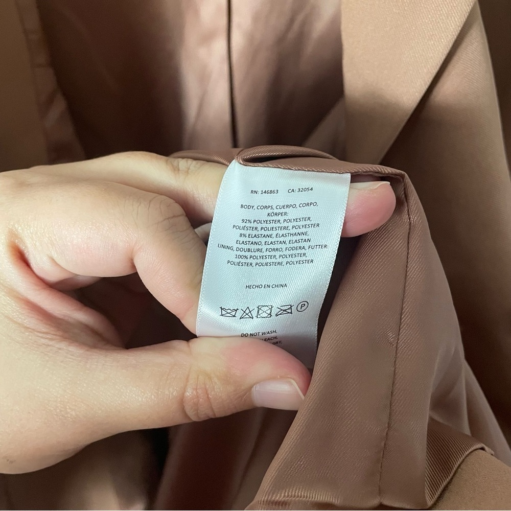 NWT Anthropologie Mare Mare Classic Tie Blazer Jacket Size Large - Extra Large - Picture 8 of 16